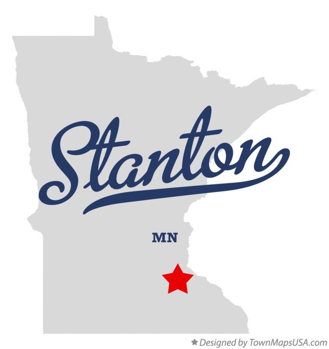 Map of Stanton, MN, Minnesota