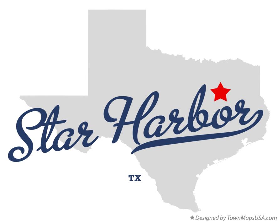 Map of Star Harbor, TX, Texas
