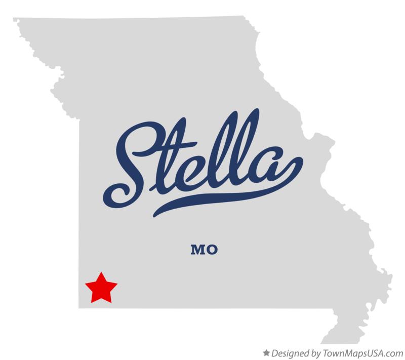 Map of Stella, MO, Missouri