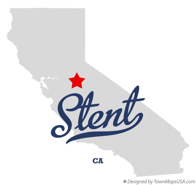 Map of Stent, CA, California