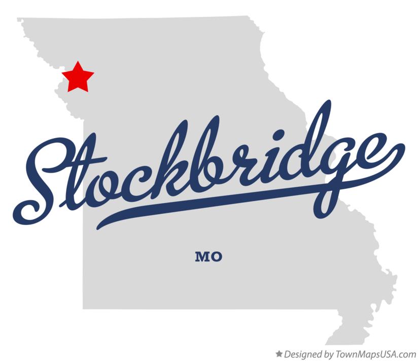 Map of Stockbridge, MO, Missouri