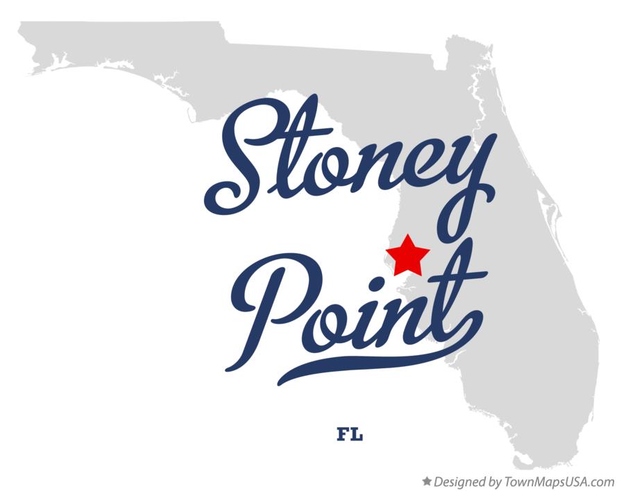Map of Stoney Point, FL, Florida