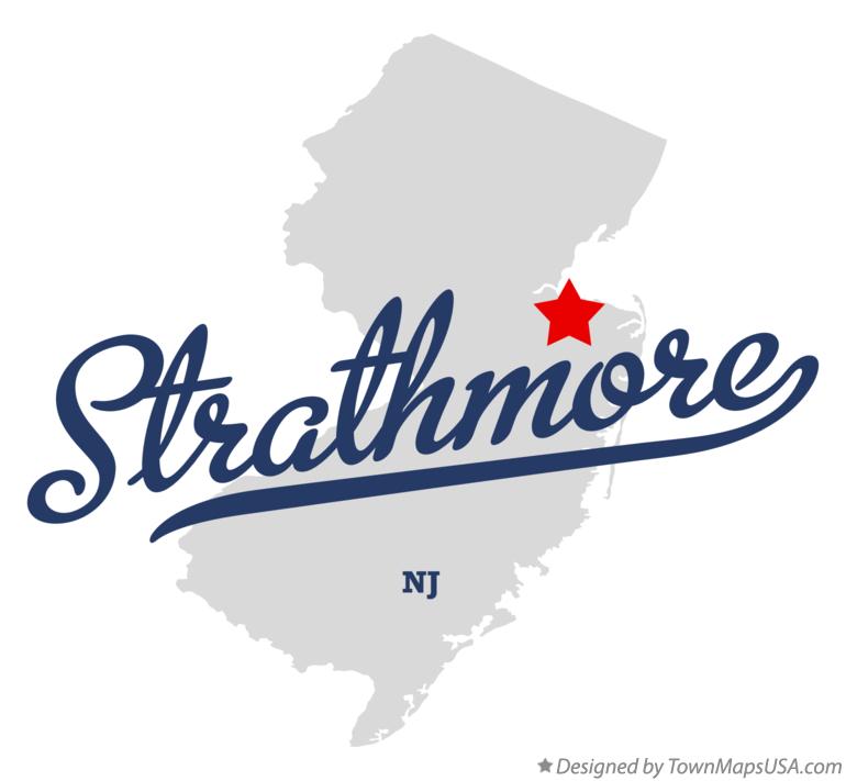 Map of Strathmore, NJ, New Jersey