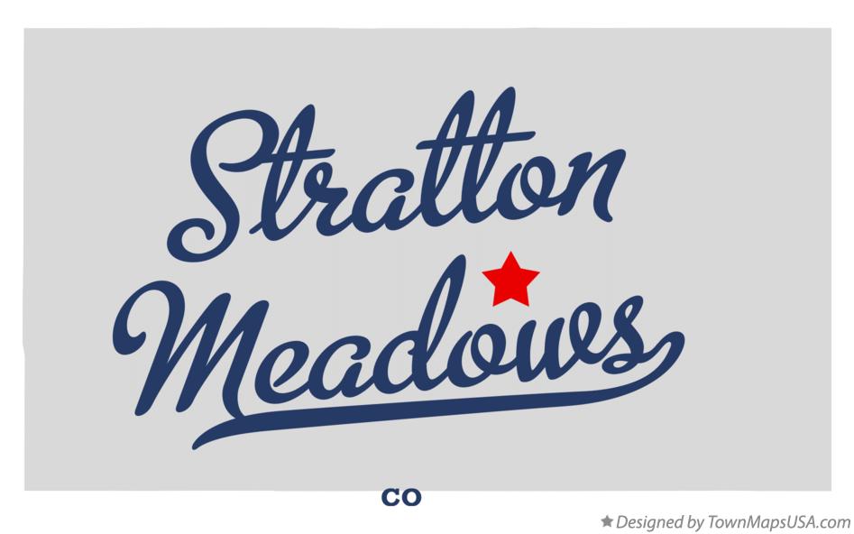 Map of Stratton Meadows, CO, Colorado