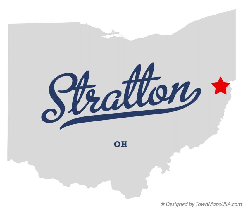 Map of Stratton, OH, Ohio