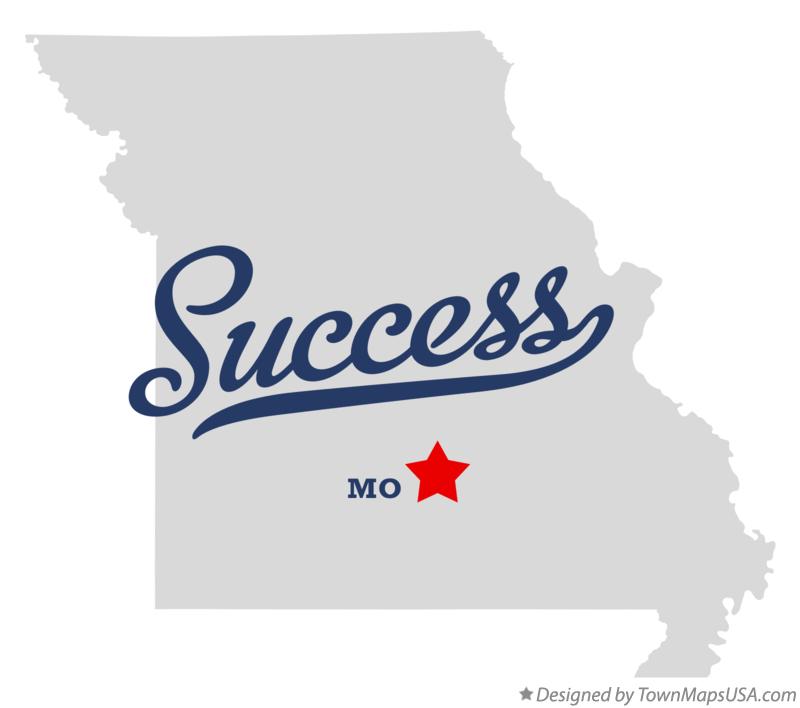 Map of Success, MO, Missouri