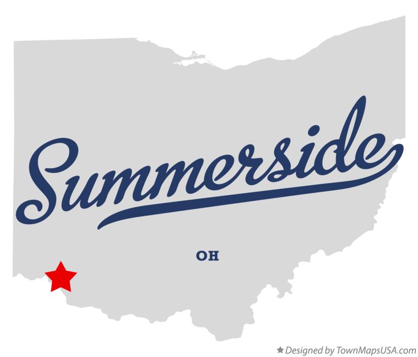 Map of Summerside, OH, Ohio