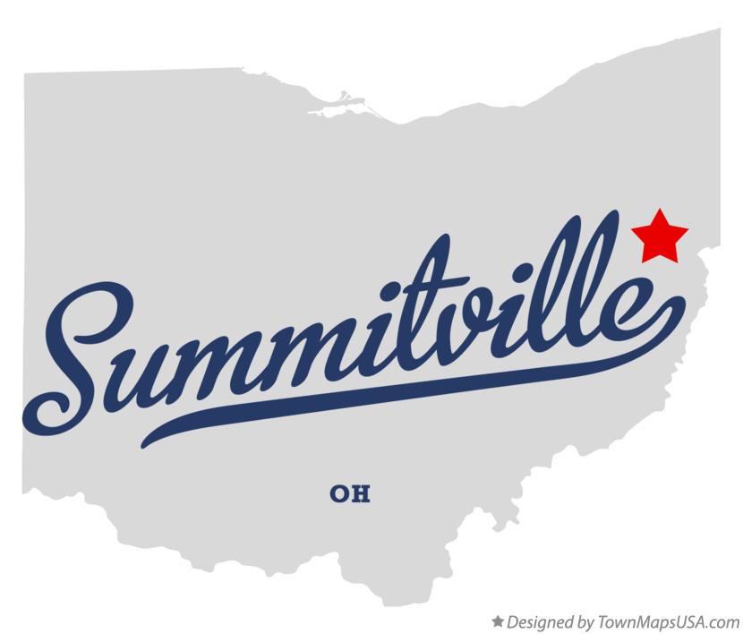 Map of Summitville, OH, Ohio