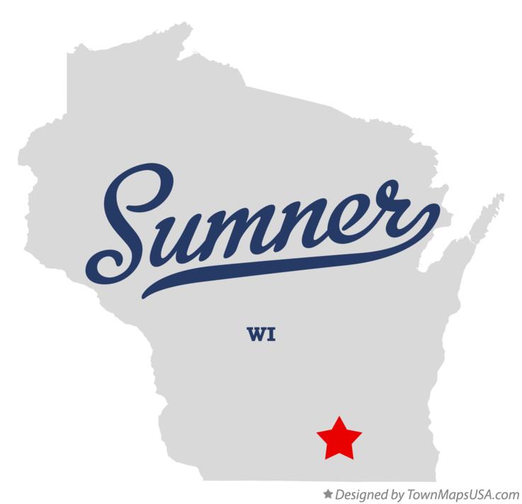 Map of Sumner, Jefferson County, WI, Wisconsin