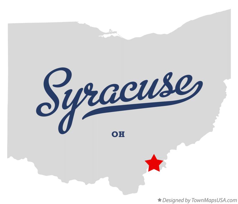 Map of Syracuse, OH, Ohio