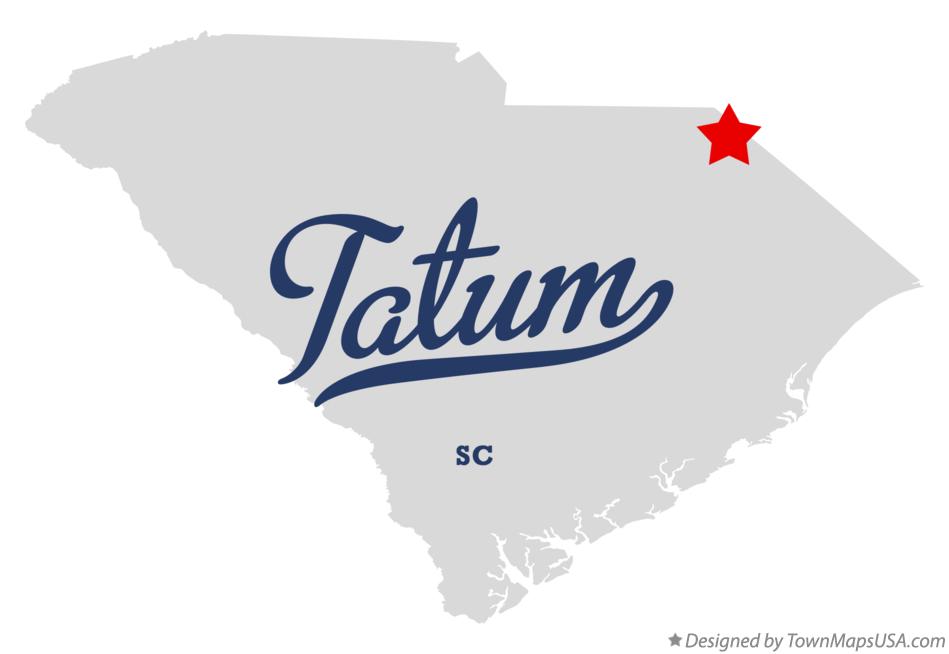 Map of Tatum, SC, South Carolina