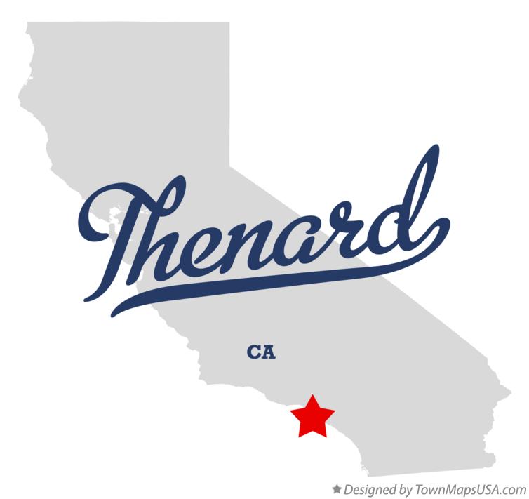 Map of Thenard, CA, California