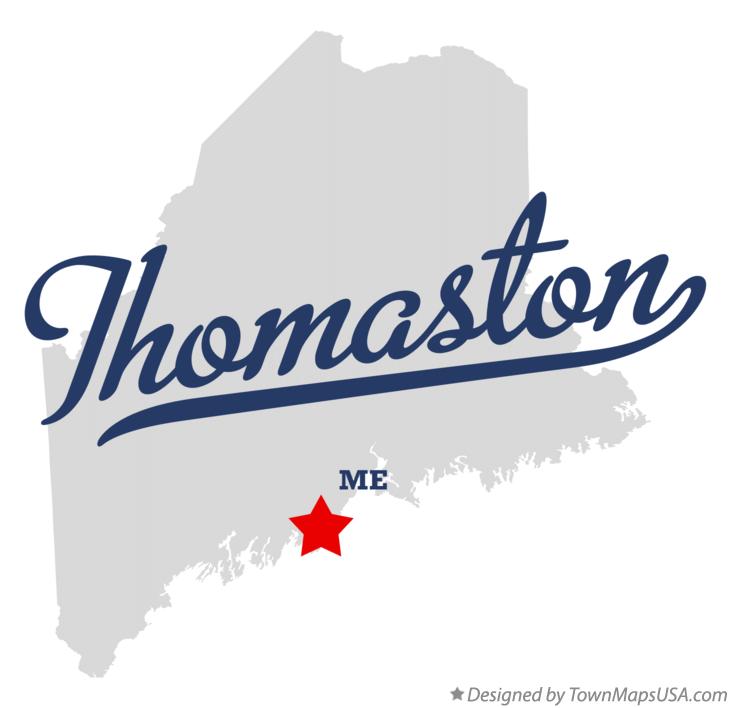 Map of Thomaston, ME, Maine
