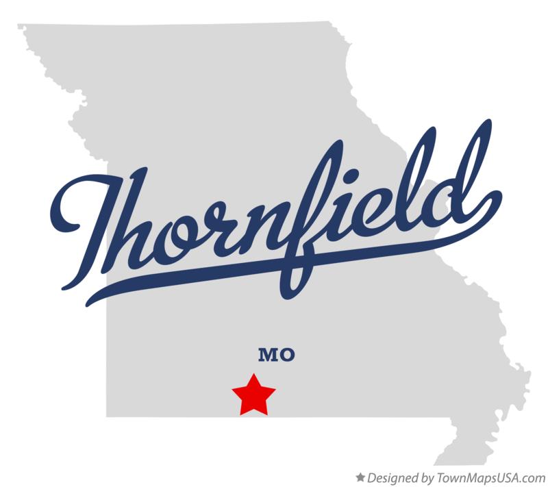 Map of Thornfield, MO, Missouri