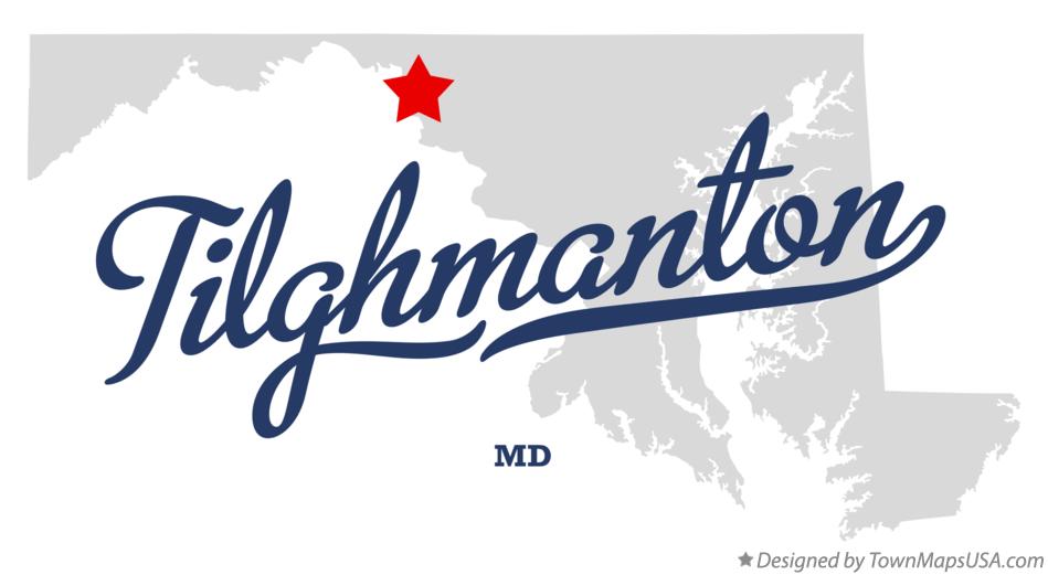 Map of Tilghmanton, MD, Maryland