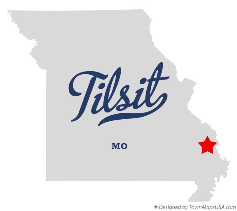 Map of Tilsit, MO, Missouri
