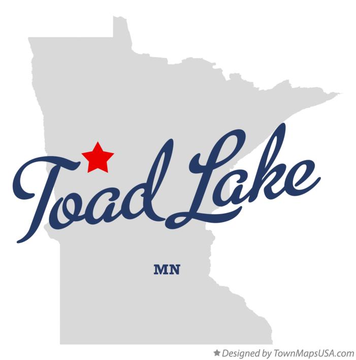 Map of Toad Lake, MN, Minnesota