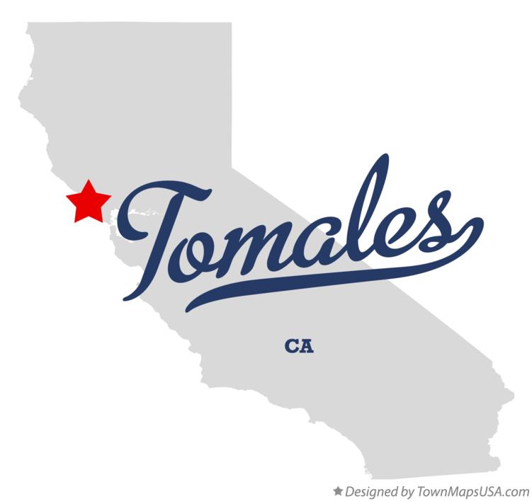 Map of Tomales, CA, California