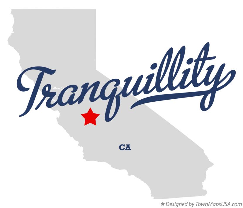 Map of Tranquillity, CA, California