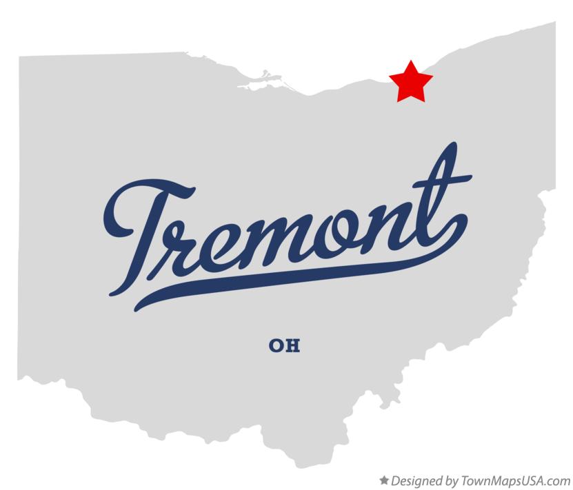 Map of Tremont, OH, Ohio