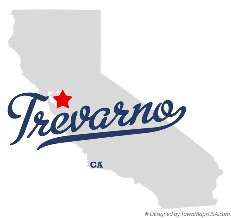 Map of Trevarno, CA, California