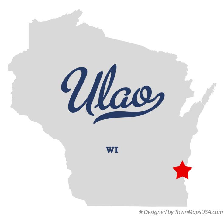 Map of Ulao, WI, Wisconsin