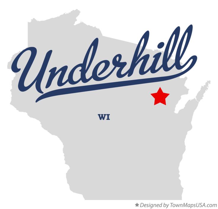 Map of Underhill, WI, Wisconsin