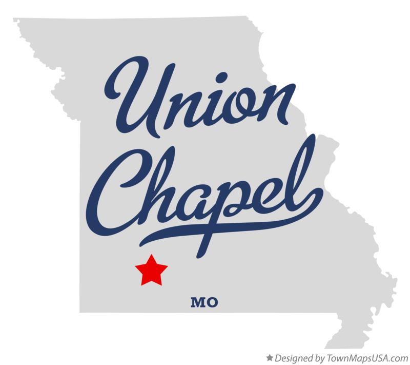 Map of Union Chapel, MO, Missouri