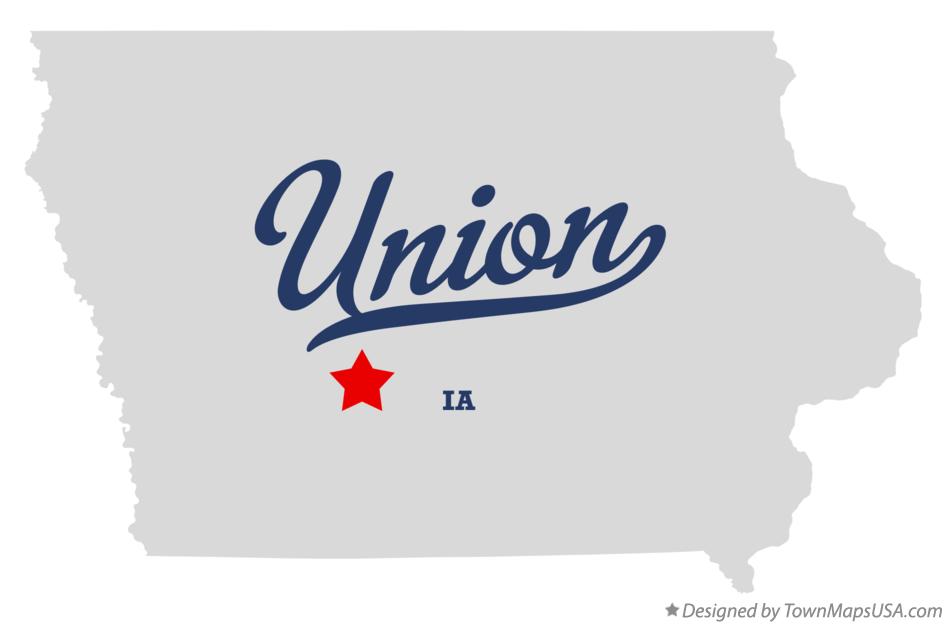 Map of Union, Dallas County, IA, Iowa