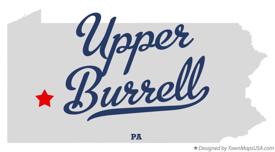 Map of Upper Burrell, PA, Pennsylvania