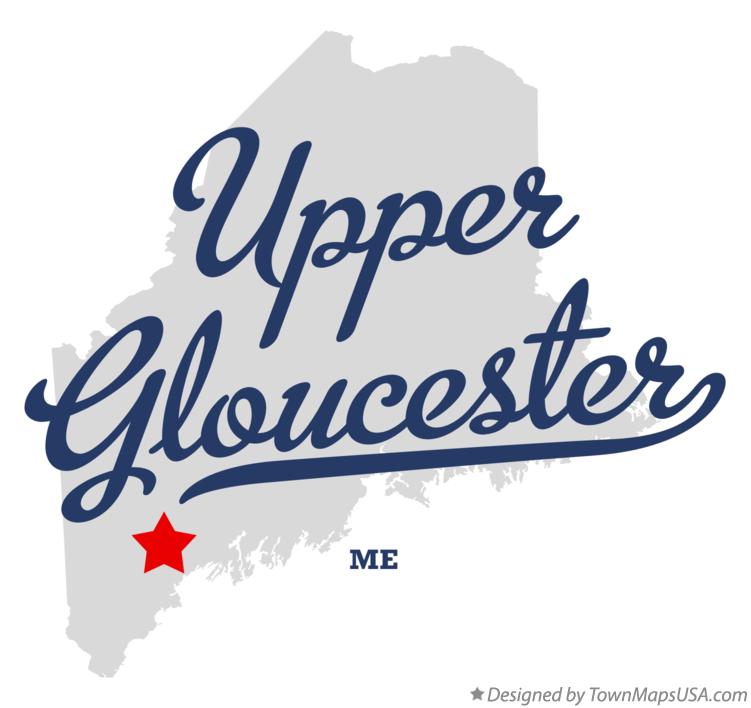 Map of Upper Gloucester, ME, Maine