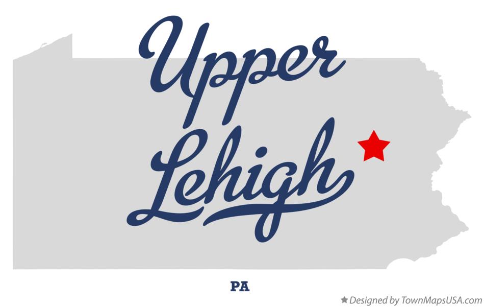 Map of Upper Lehigh, PA, Pennsylvania