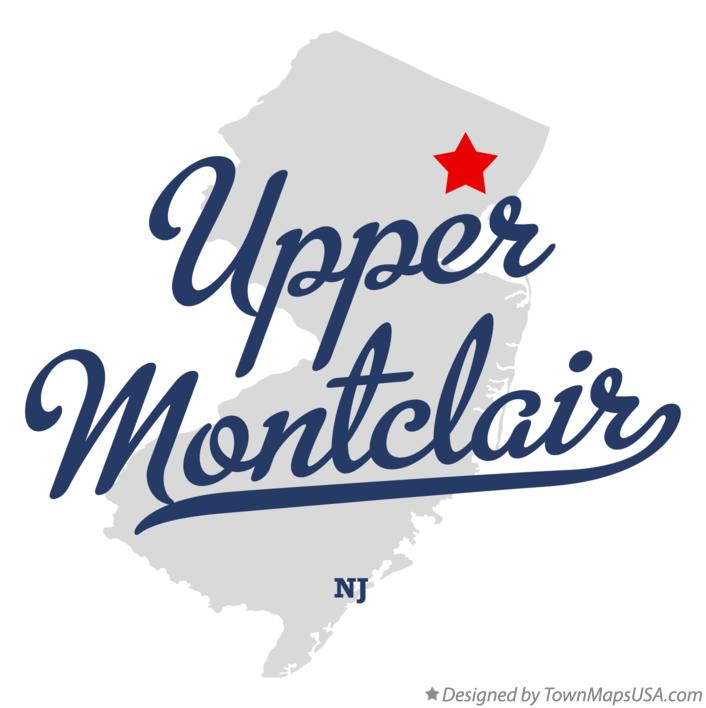 Map of Upper Montclair, NJ, New Jersey