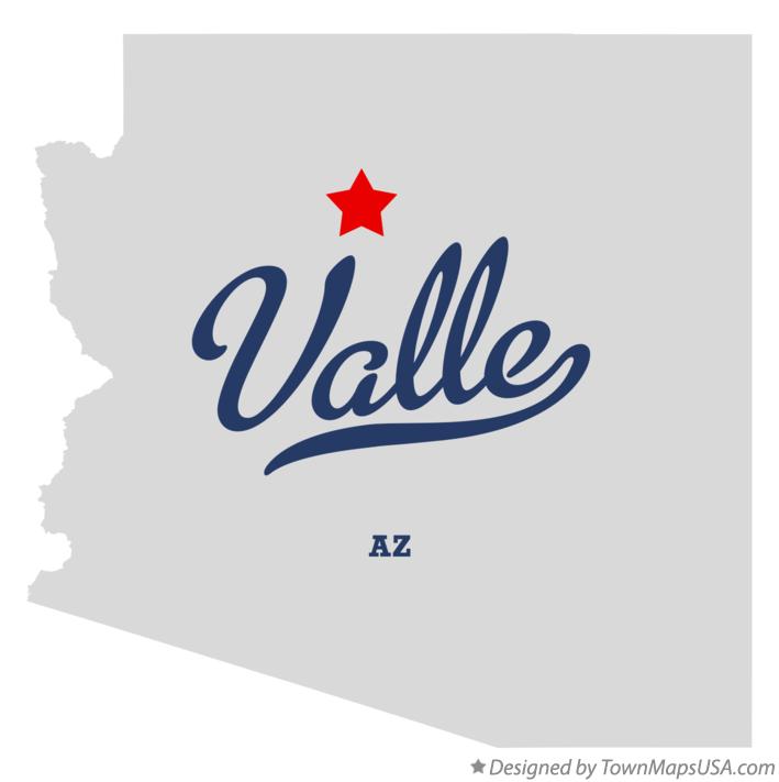 Map of Valle, AZ, Arizona