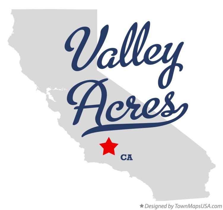 Map of Valley Acres, CA, California