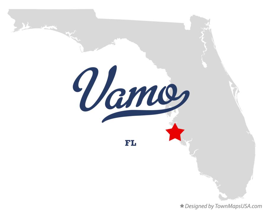 Map of Vamo, FL, Florida