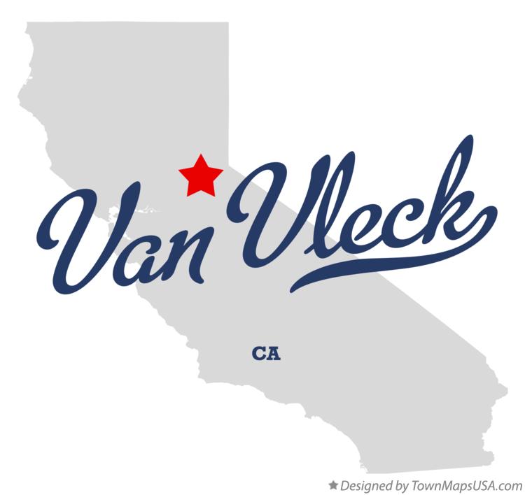 Map of Van Vleck, CA, California