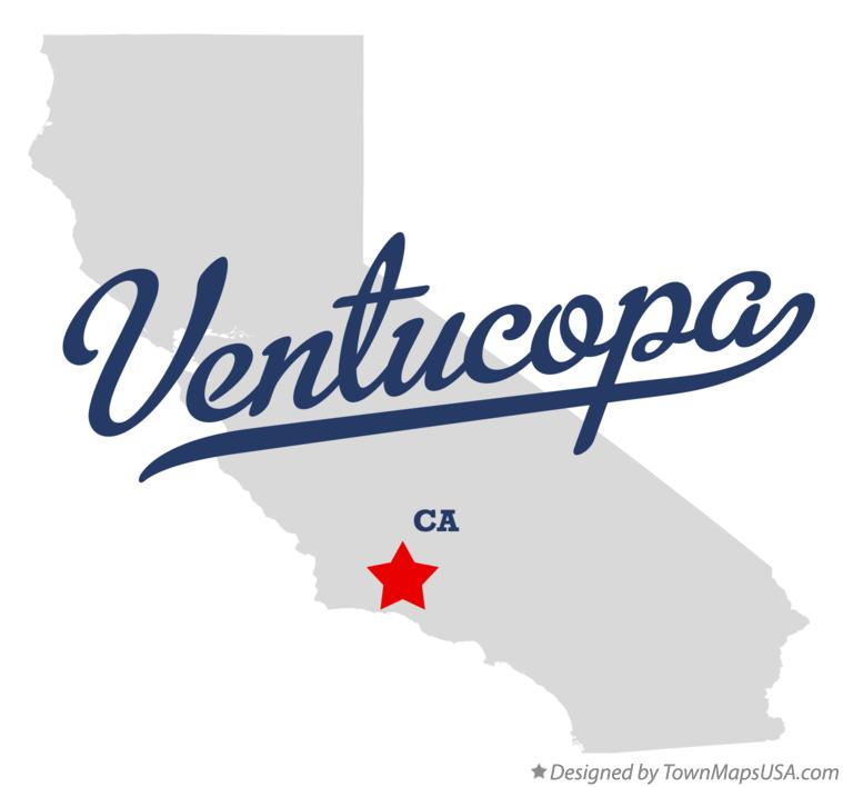 Map of Ventucopa, CA, California