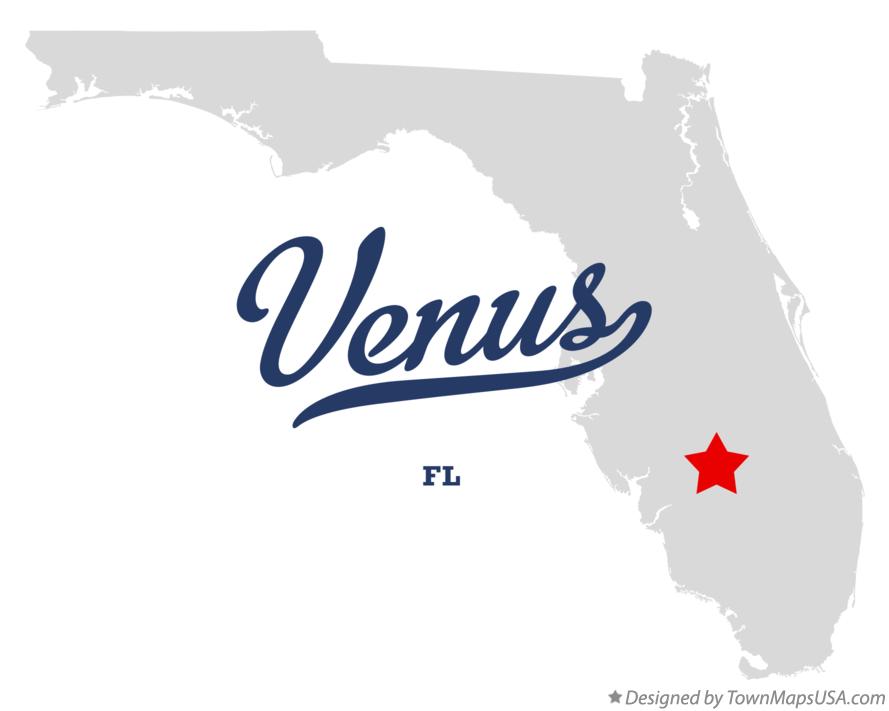 Map of Venus, FL, Florida