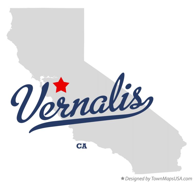 Map of Vernalis, CA, California