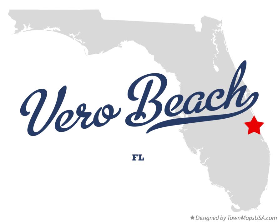 Map of Vero Beach, FL, Florida