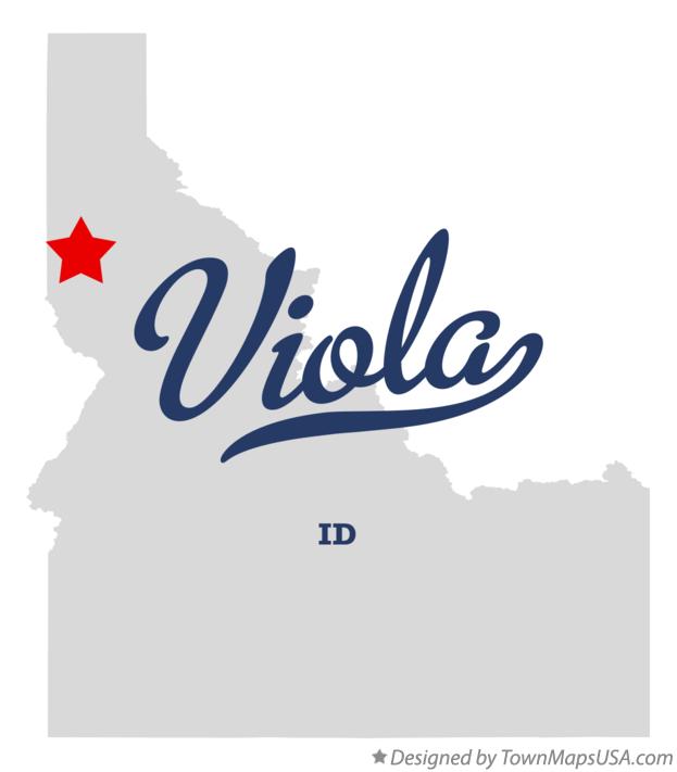 Map of Viola, ID, Idaho