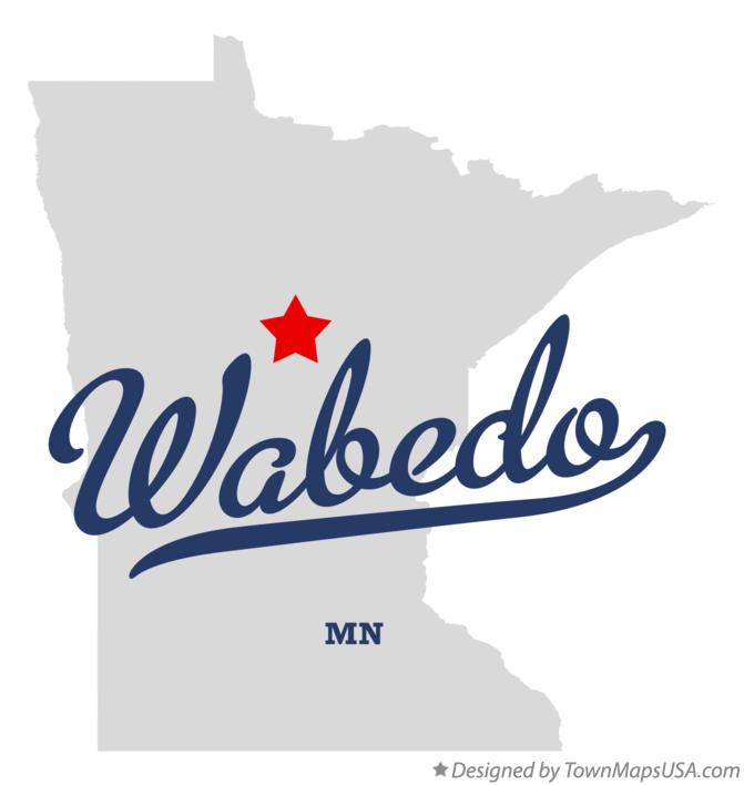 Map of Wabedo, MN, Minnesota