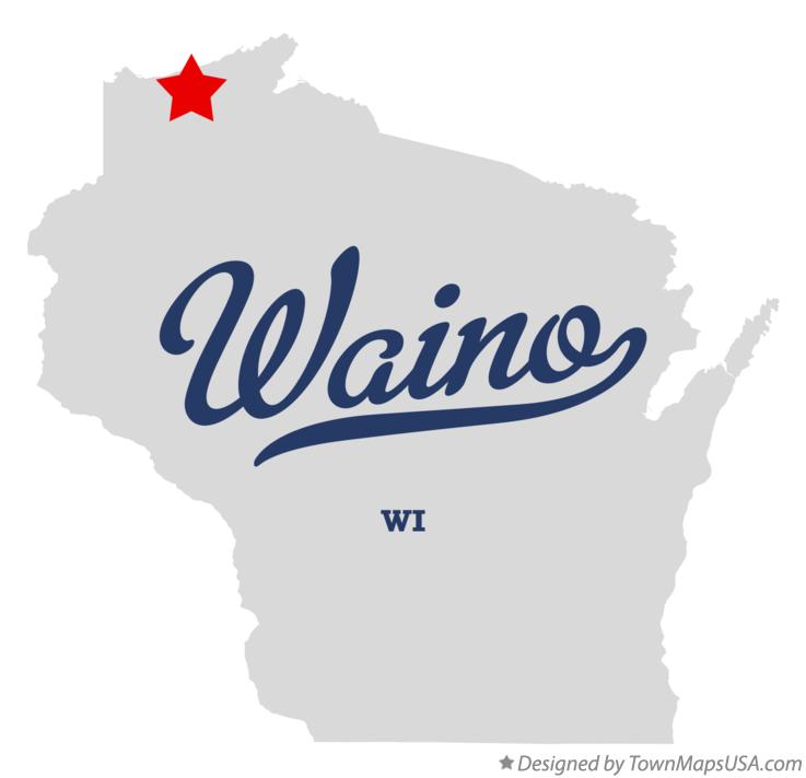 Map of Waino, WI, Wisconsin