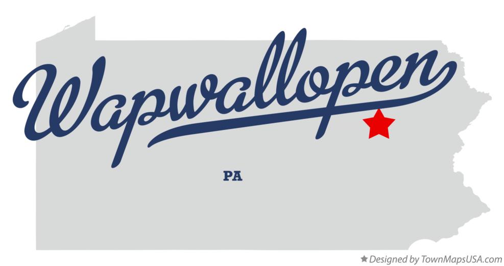 Map of Wapwallopen, PA, Pennsylvania