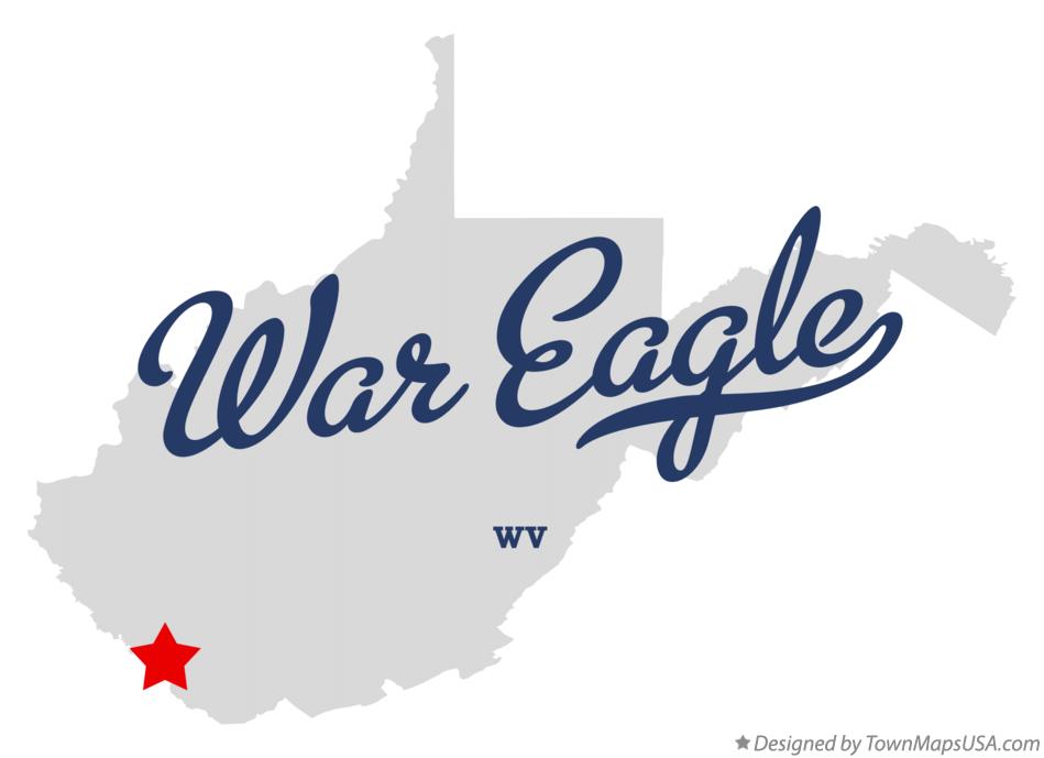 Map of War Eagle, WV, West Virginia