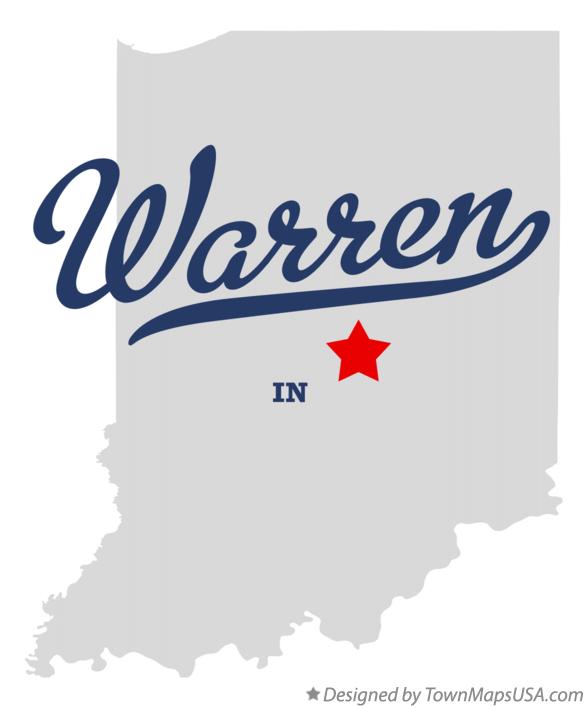 Map of Warren, Marion County, IN, Indiana