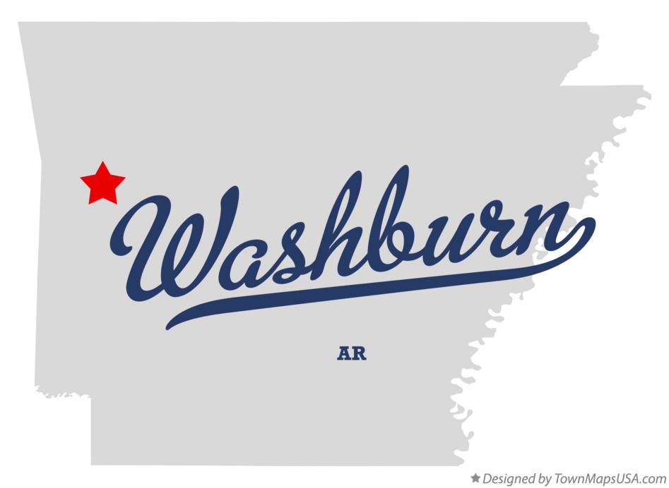 Map of Washburn, AR, Arkansas