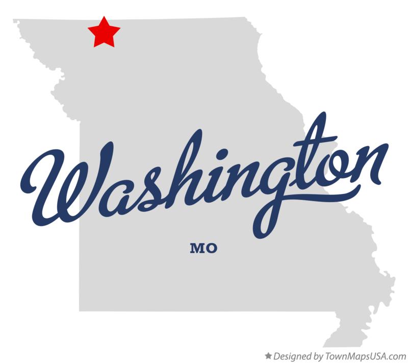 Map of Washington, Harrison County, MO, Missouri