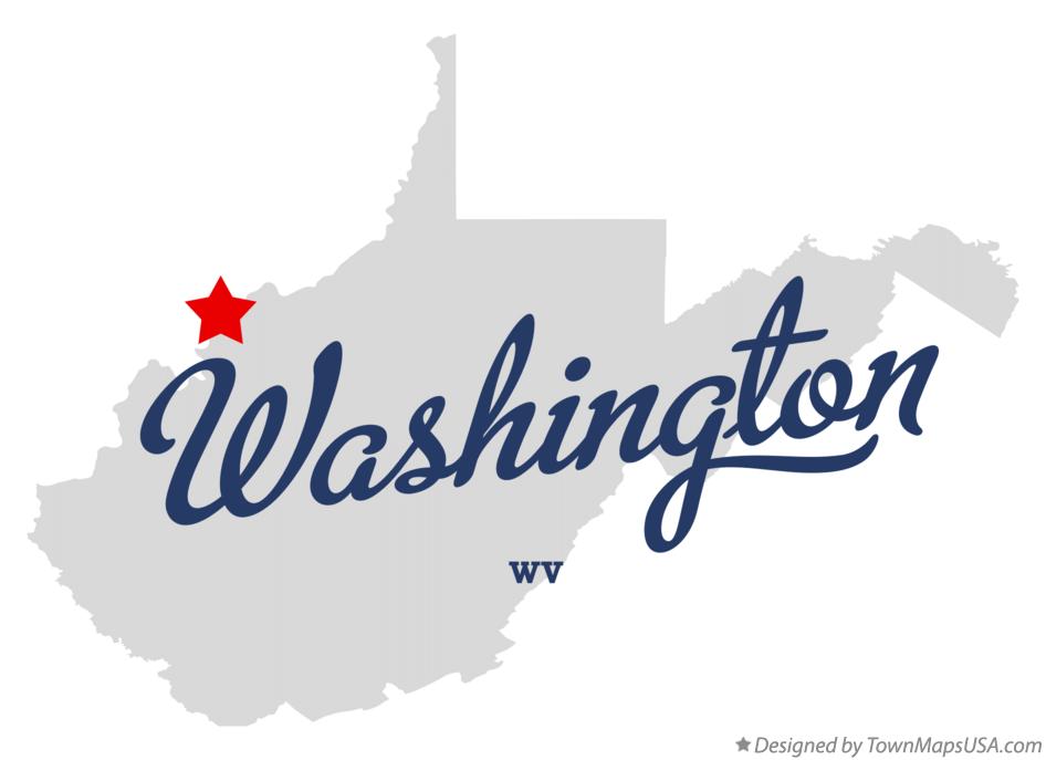 Map of Washington, WV, West Virginia
